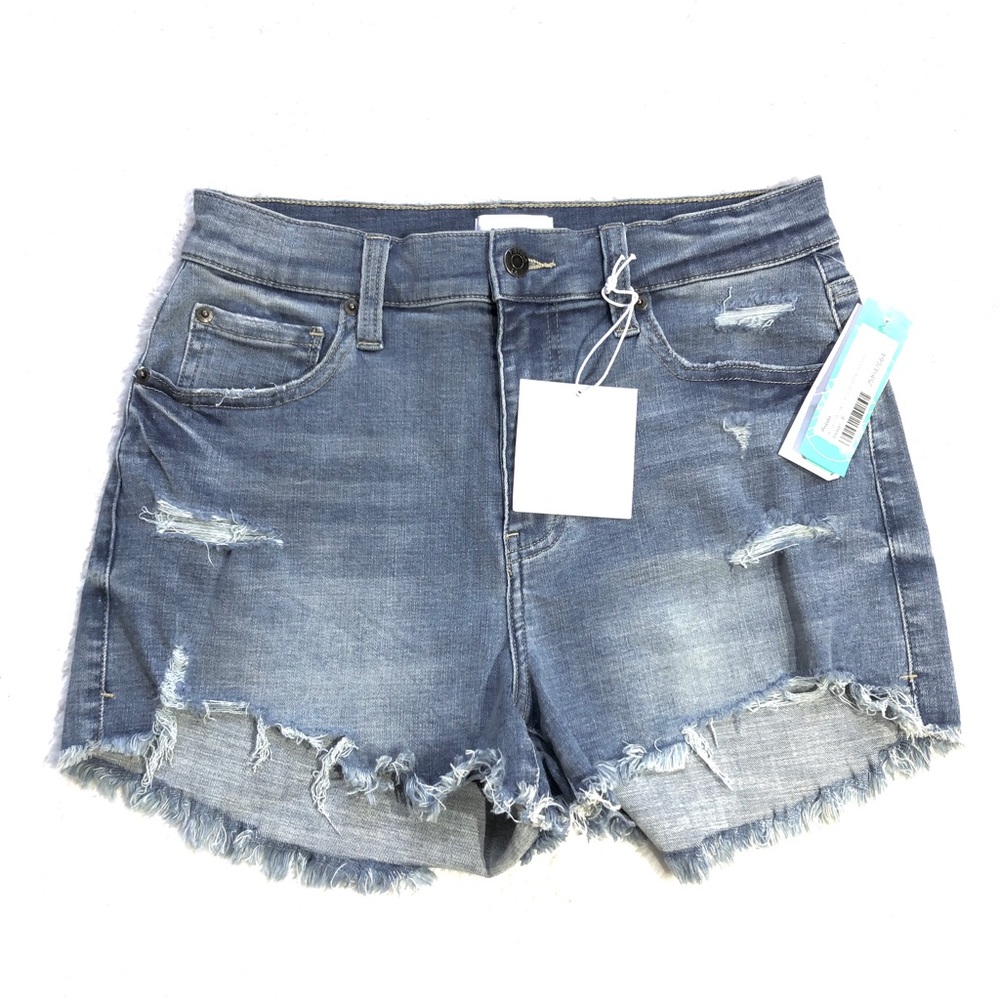 Pistola Winston High-Rise Distressed Shorts